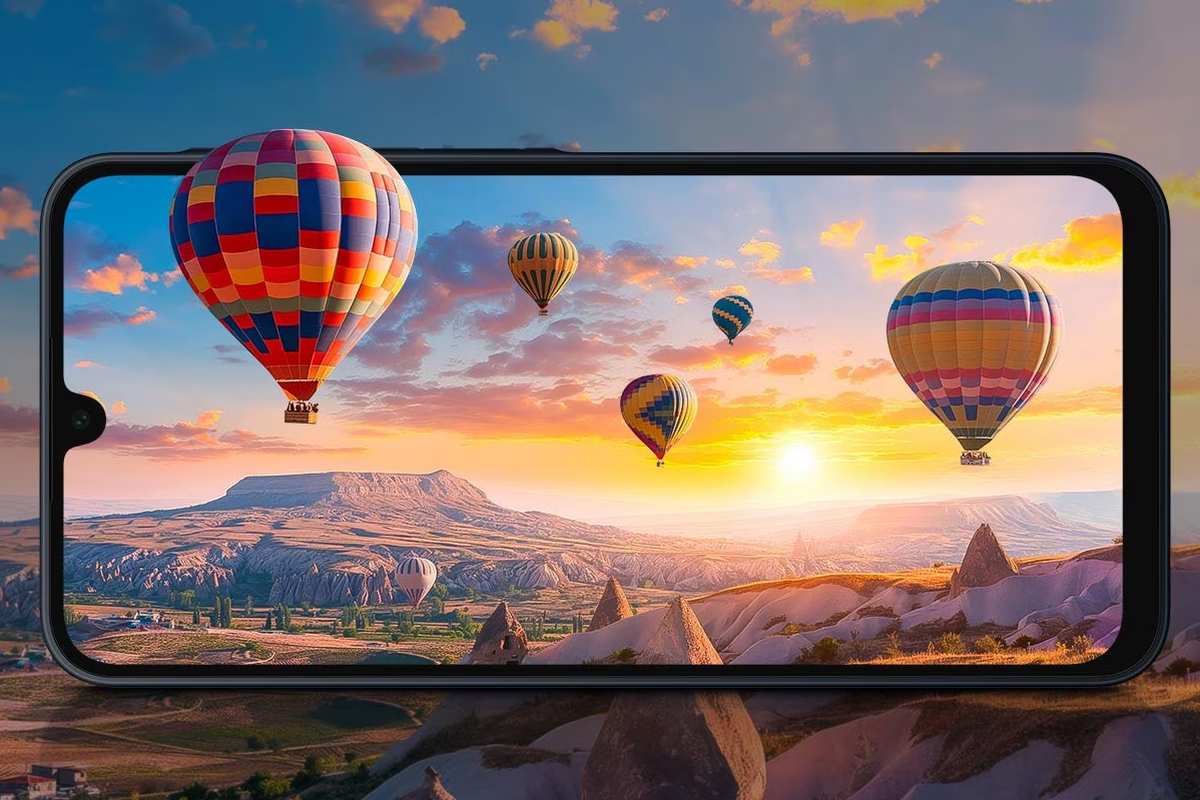 Samsung Galaxy A16 5G punya layar Super AMOLED berukuran 6,7 inci, dengan resolusi Full HD Plus, refresh rate 90 Hz, dan tingkat kecerahan puncak 800 nits.