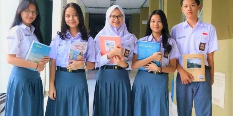 Ilustrasi siswa SMA