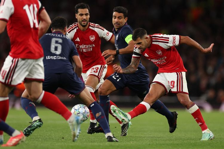 Hasil Arsenal Vs Lille 3-0: Calvin Verdonk Debut di Liga Champions!