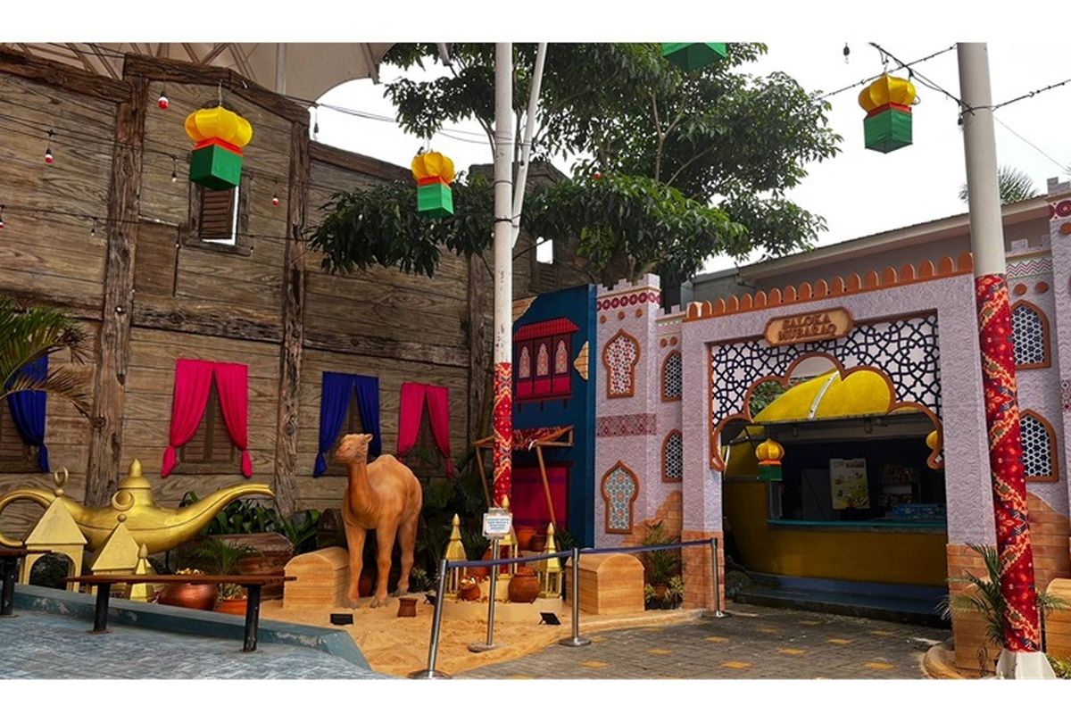 Saloka Theme Park menghadirkan wahana baru dan suasana Timur Tengah selama libur Lebaran.