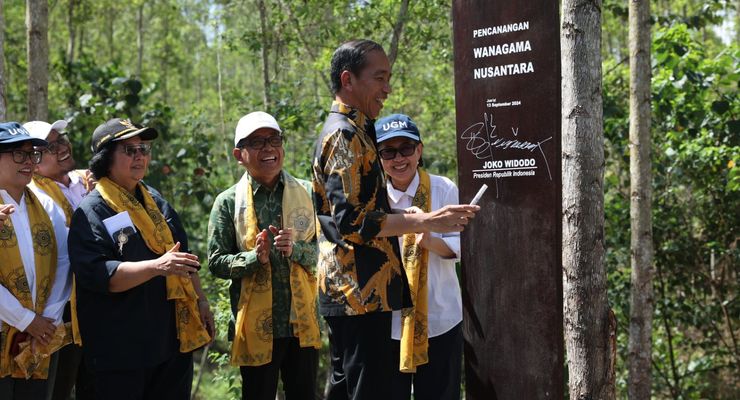 Tempati 621 Hektar IKN, Hutan Penelitian Wanagama Nusantara Diresmikan