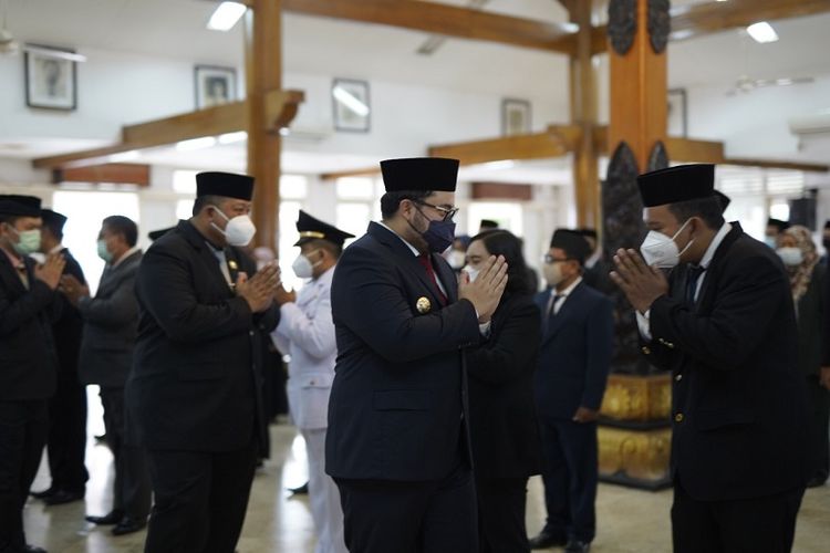 Bupati Kediri Lantik Sejumlah Pejabat, Rabu (27/10/2021). 