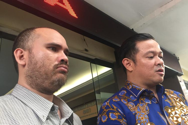 Arya Satria Claproth saat ditemui di Polres Jakarta Selatan, Kamis (5/12/2019). 