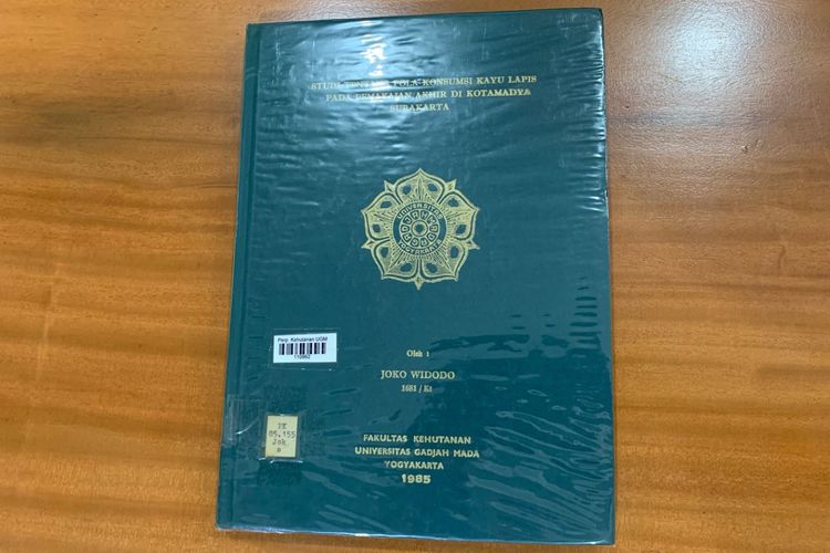 Skripsi Joko Widodo di Fakultas Kehutanan UGM