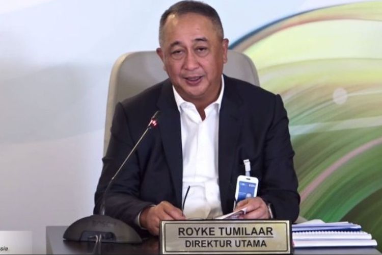 Direktur Utama PT Bank Negara Indonesia Tbk (BNI) Royke Tumilaar 