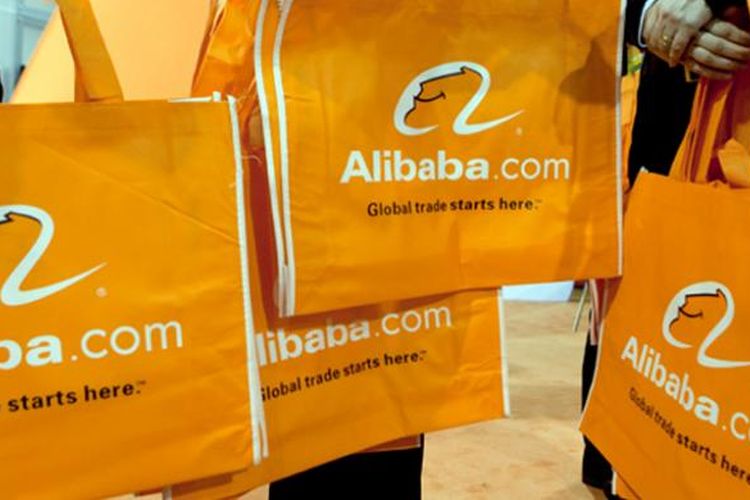 Ilustasi e-commerce Alibaba