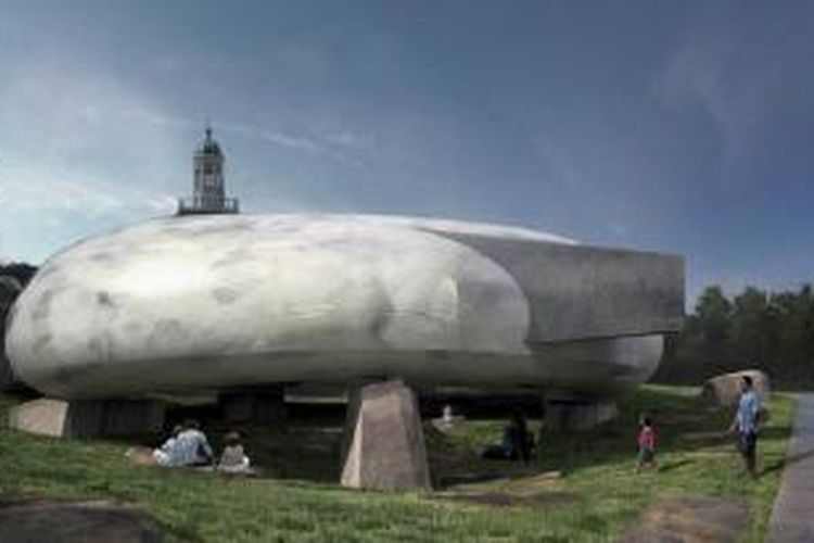 Paviliun Serpentine Gallery karya Smilijan Radic.