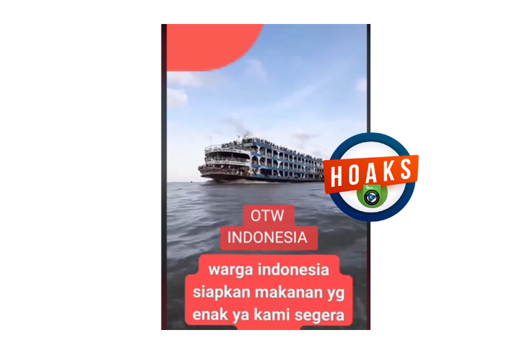 Hoaks, kapal feri pengungsi Rohingya dalam perjalanan menuju Indonesia