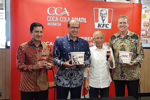 Gantikan Pepsi, KFC Gandeng Coca-Cola 