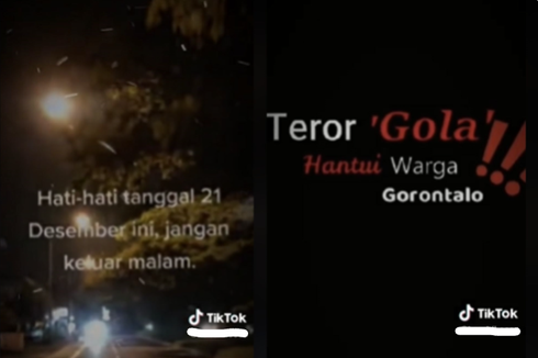 Viral, Video Sebut 21 Desember Tak Boleh Keluar Rumah karena Teror Gola Gorontalo