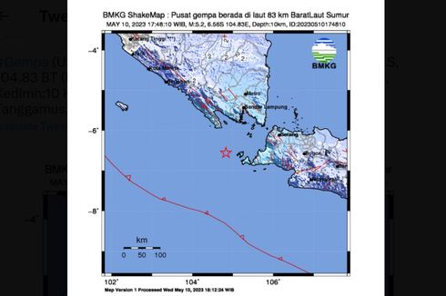 Sejarah Gempa Selat Sunda di Banten dan Lampung