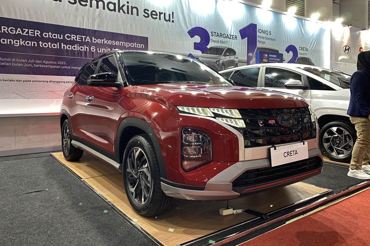 Hyundai Creta dipamerkan di Jakarta Fair 2023
