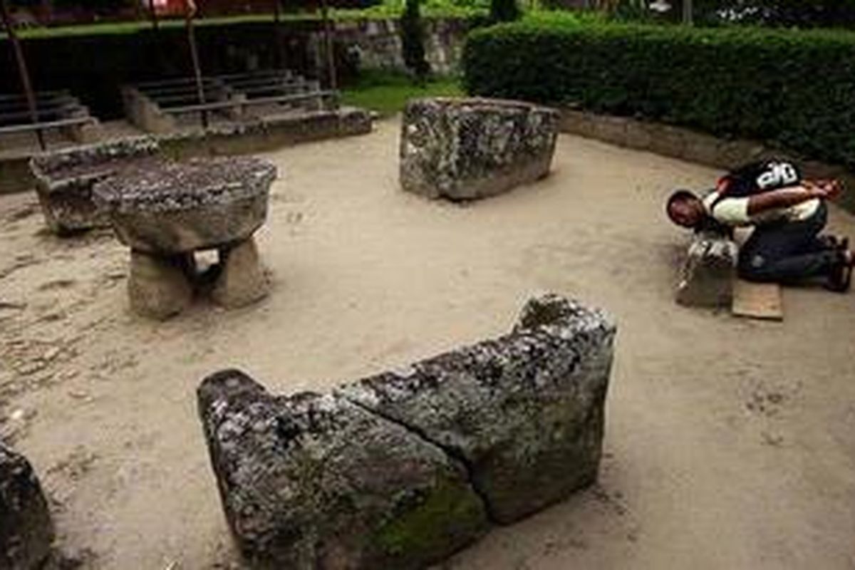 Batu eksekusi hukuman pancung di Huta Siallagan