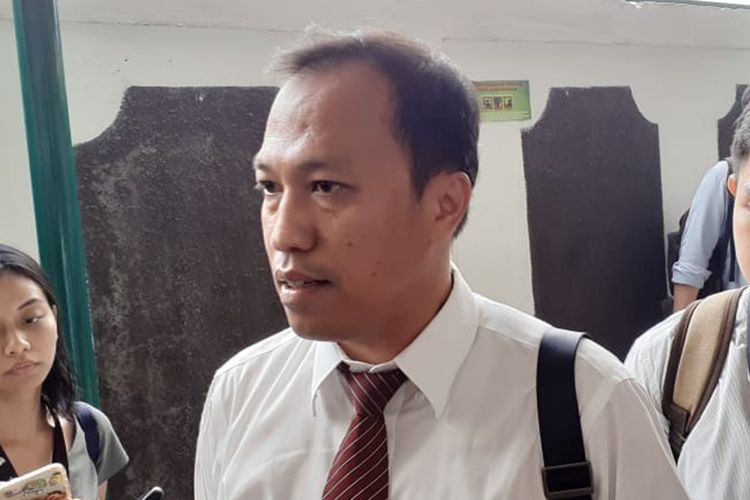 Kuasa hukum orang tua murid siswa SMA Kolese Gonzaga, Susanto di Pengadilan Negeri Jakarta Selatan, Senin (4/11/2019).
