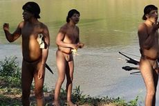 Suku Terasing Amazon untuk Kali Pertama Berinteraksi dengan Dunia Luar