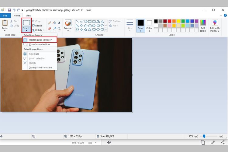 Cara Crop Dan Resize Gambar Di Microsoft Paint