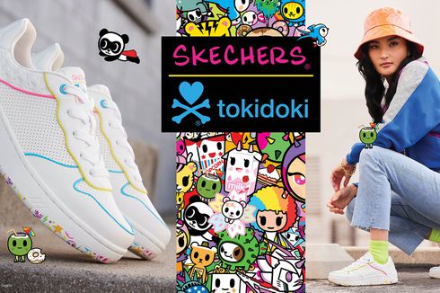 Kolaborasi Skechers X tokidoki, Lahirkan Desain Sepatu Penuh Keceriaan