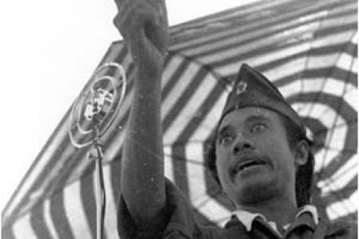 Bung Tomo yang menjadi tokoh penting dalam Pertempuran Surabaya 10 November 1945.