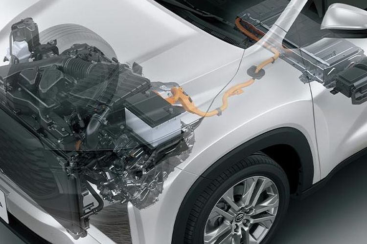 Baterai pada Toyota Innova Zenix Hybrid.
