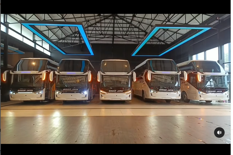Bus Baru PO Sinar Jaya