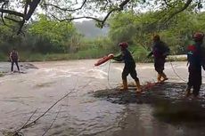 Berenang di Sungai Ciliwung, 2 Siswa SMP di Bogor Terjebak Banjir, Evakuasi Berlangsung Dramatis