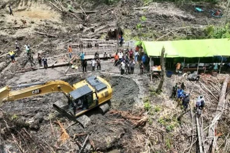 Tambang Emas Ilegal Ditemukan di Muara Danau Sentani, Diduga Picu Banjir