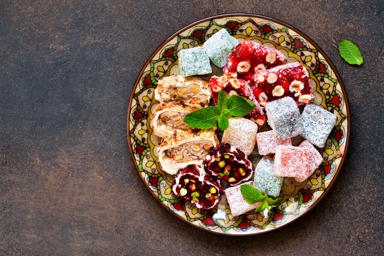 Lokum atau turkish delight khas Bosnia dan Herzegovina