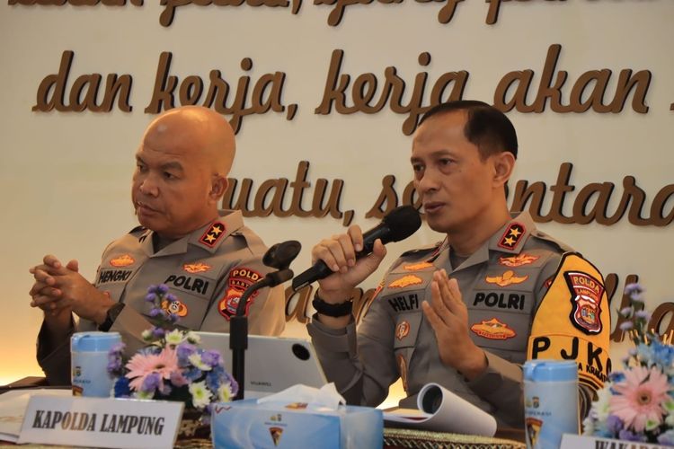 Polda Lampung Sita 179 Kg Sabu dan Barang Bukti Narkoba Lain Senilai Rp 235 Miliar dalam Lima Bulan