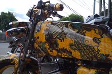 Cerita Awal Modifikasi Motor Berbaju Batik, dari Joran Pancing