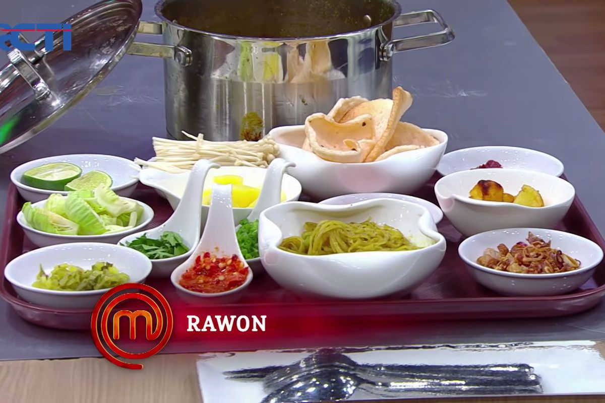 Rawon shabu-shabu buatan Adi MasterChef. 
