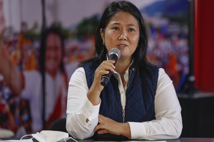 Calon presiden Peru, Keiko Fujimori. [GIAN MASKO/AFP]