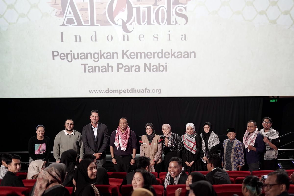 Jaga semangat juang warga Palestina di tengah gempuran zionis di bulan suci, Dompet Dhuafa gelar Al Quds Indonesia bertajuk Perjuangkan Kemerdekaan Tanah Para Nabi di Senayan, Jakarta, Selasa (26/3/2024).