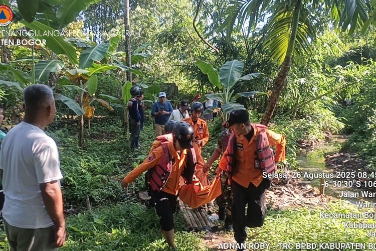Sempat Hanyut, Bocah 5 Tahun Ditemukan Tewas di Sungai Ciliwung Bojonggede