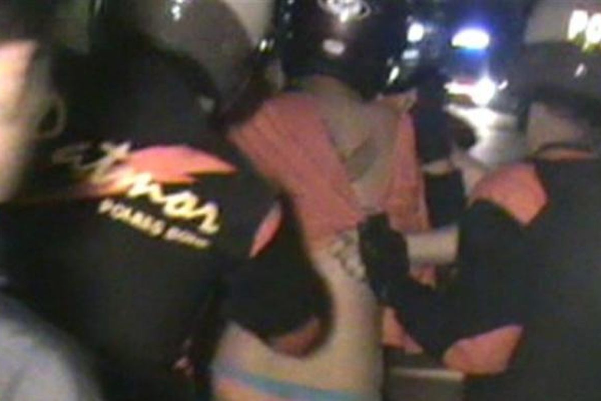 Ilustrasi geng motor