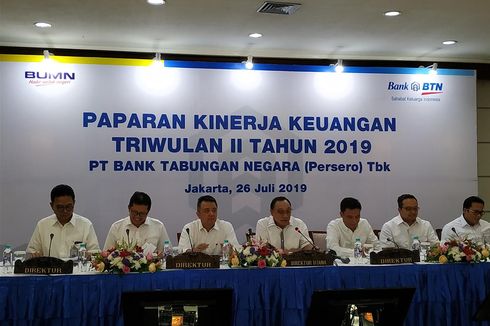 Semester I 2019, Laba Bersih BTN Turun Jadi Rp 1,3 Triliun 