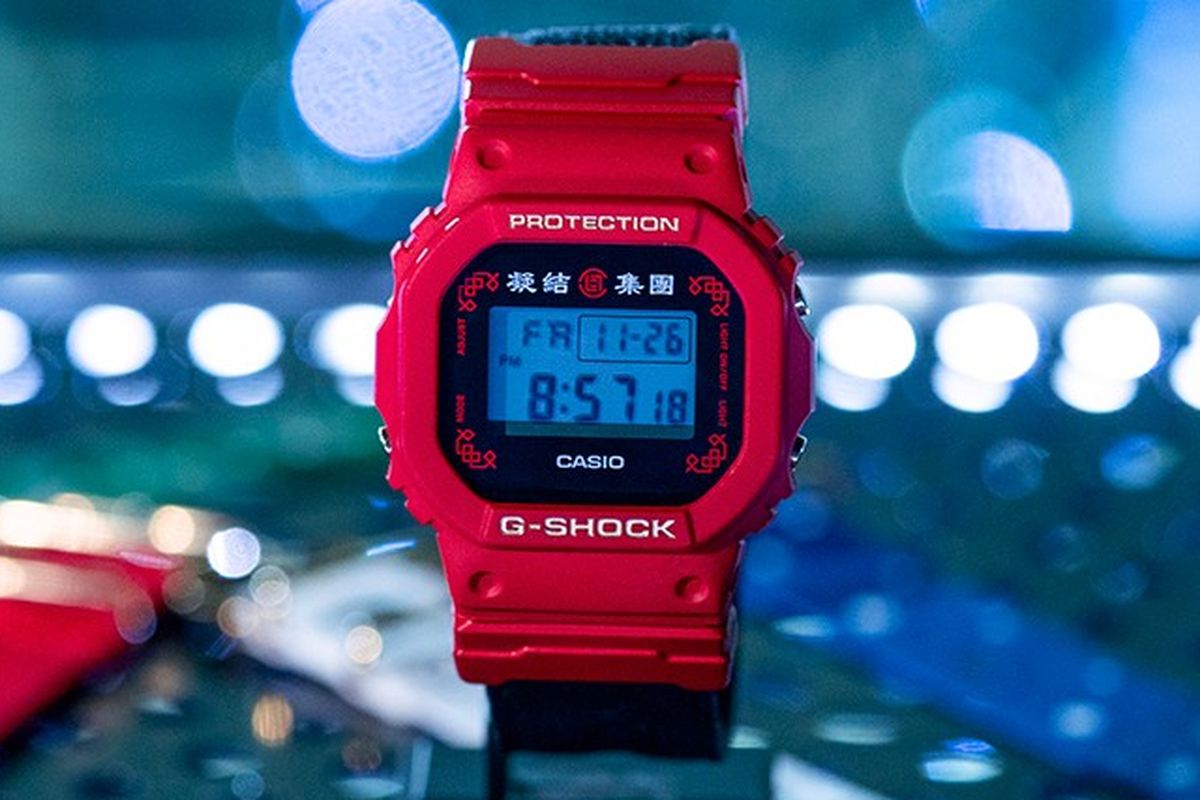 G-Shock x CLOT DW-5600BN
