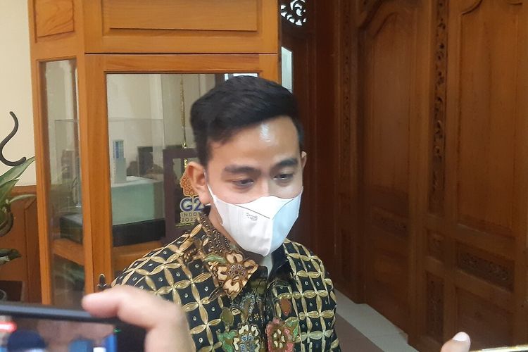 Wali Kota Solo Gibran Rakabuming Raka di Solo, Jawa Tengah, Senin (19/9/2022).