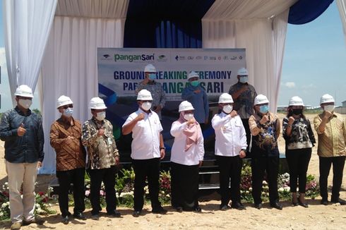 Ground Breaking Pabrik Pangansari, Khofifah Berharap Ekonomi Jawa Timur Segera Bangkit