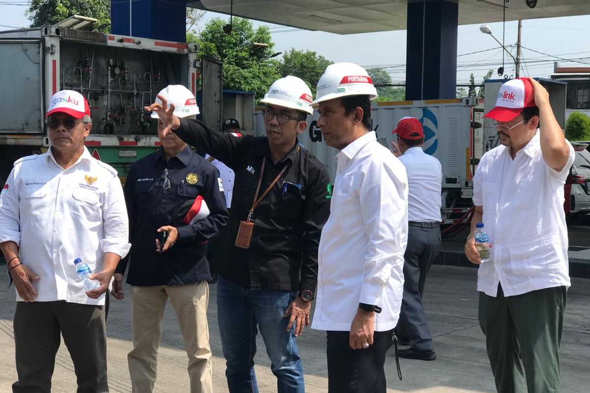  PT Gagas Energi Indonesia (Gagas) yang merupakan afiliasi dari Subholding Gas Pertamina menerima kunjungan Anggota Dewan Energi Nasional (DEN) di Stasiun Pengisian Bahan Bakar Gas (SPBG) Purwakarta, Rabu (11/5/2023).
