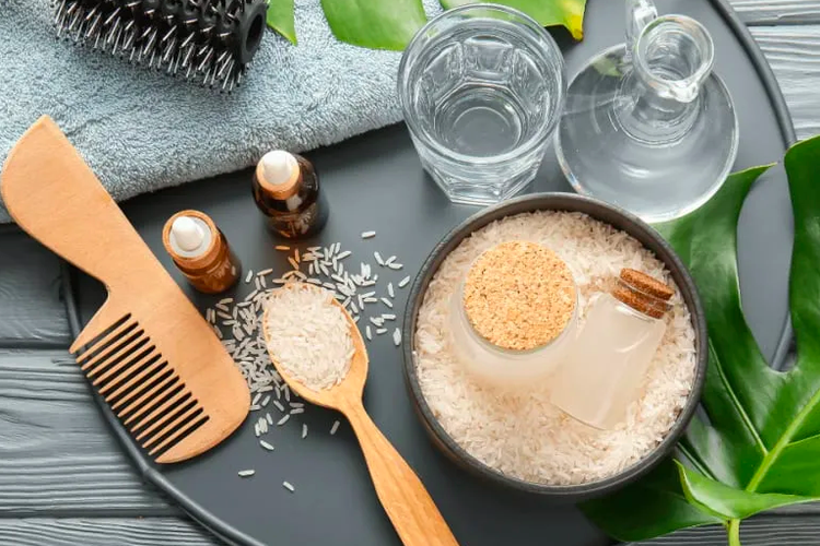Manfaat air beras untuk mengatasi rambut bercabang