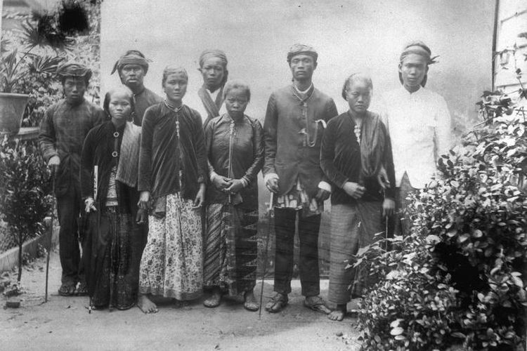 Foto imigran Jawa dari Hindia Belanda antara tahun 1880-1900