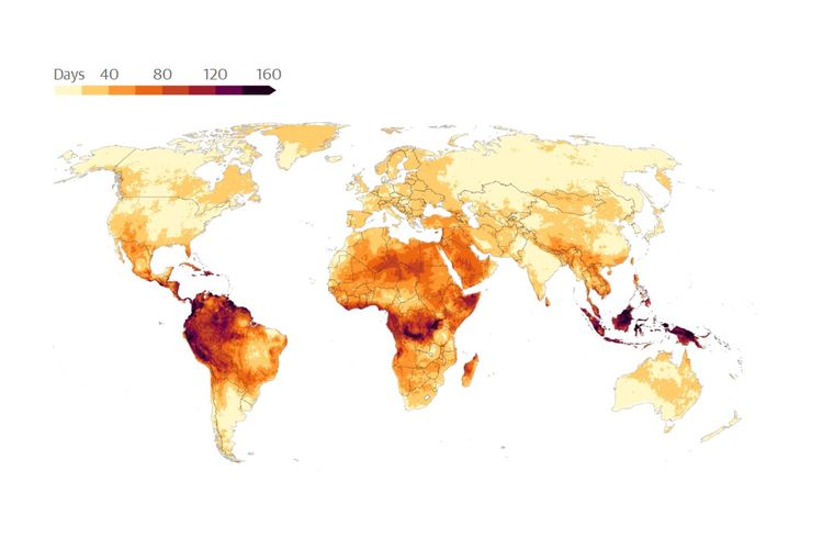 Perubahan iklim membuat rata-rata wilayah di Bumi mengalami tambahan suhu panas selama 6-8 minggu.