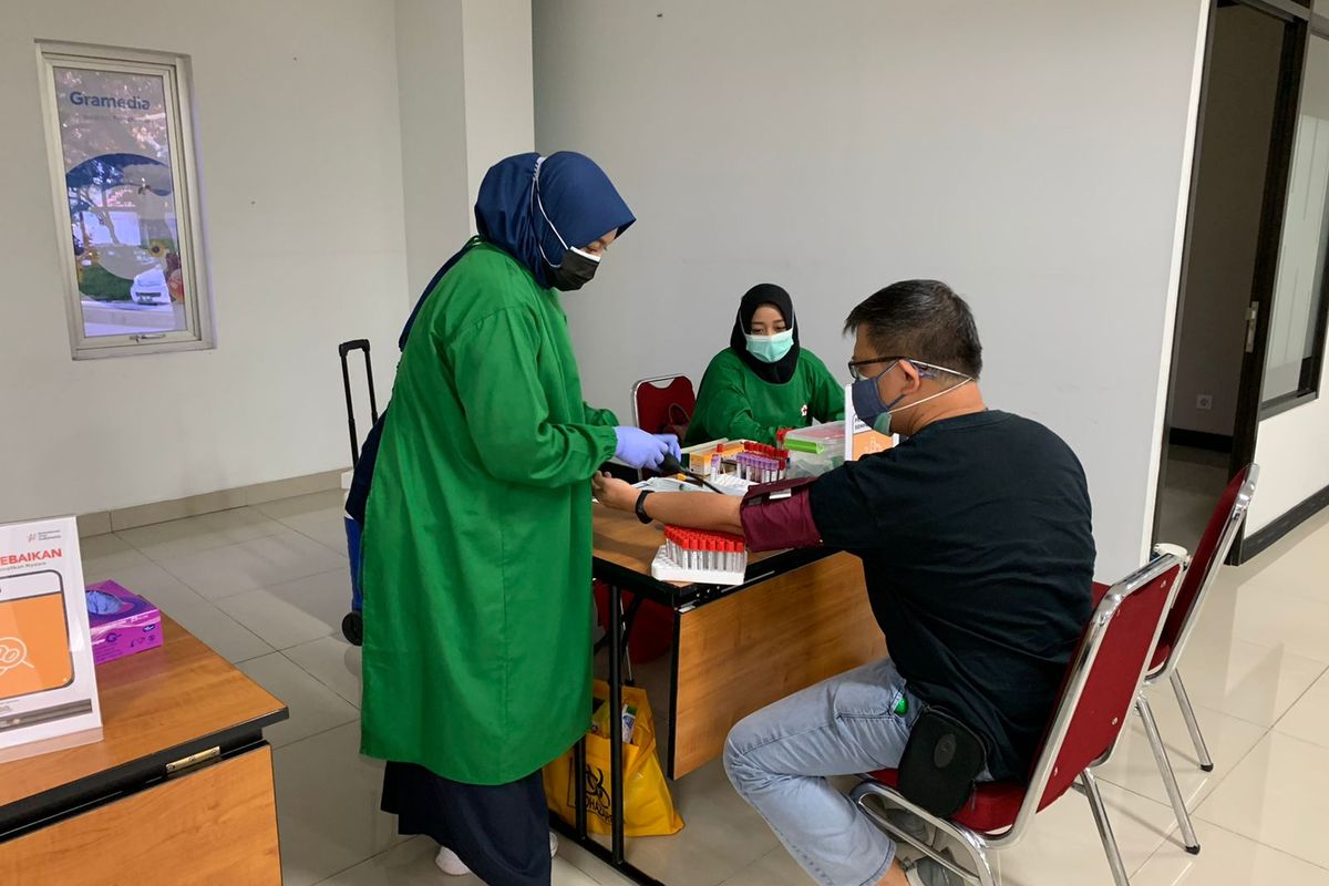 KG Media Sentra Peduli kembali menyelenggarakan kegiatan donor darah dan donor plasma konvalesen, Jumat (20/8/2021)..