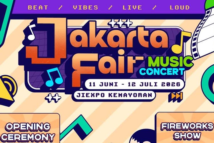 Jakarta Fair 2026 Dibuka Hari Ini, Ada Konser Gratis dan Pesta Kembang Api