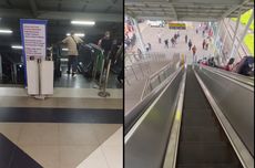 Eskalator Stasiun Bekasi Sempat Beroperasi Pagi Tadi, Tak Lama Kemudian Mati Lagi