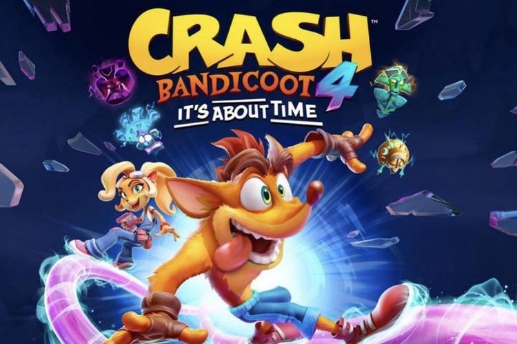 Poster Crash Bandicoot 4: Its About Time.