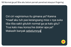 Ramai soal Vagina Terasa Sakit Saat Terangsang, Benarkah Ciri-ciri Vaginismus?