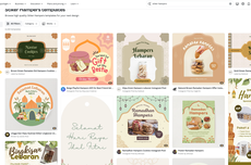 Cara Bikin Stiker Hampers Lebaran Online di Canva