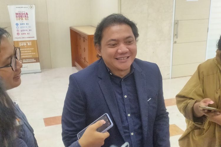 Ketua DPP Partai Nasdem Taufik Basari di Kompleks Parlemen Senayan, Jakarta, Rabu (31/5/2023).