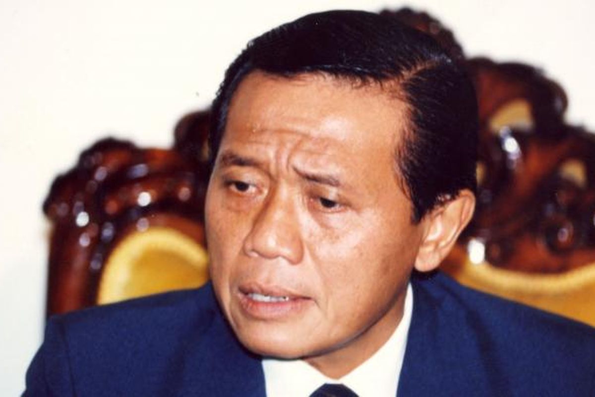 A file photo of Indonesia?s former minister of Information Harmoko, who passed away at 8.22 pm local time on Sunday, July 4. He was 82. 